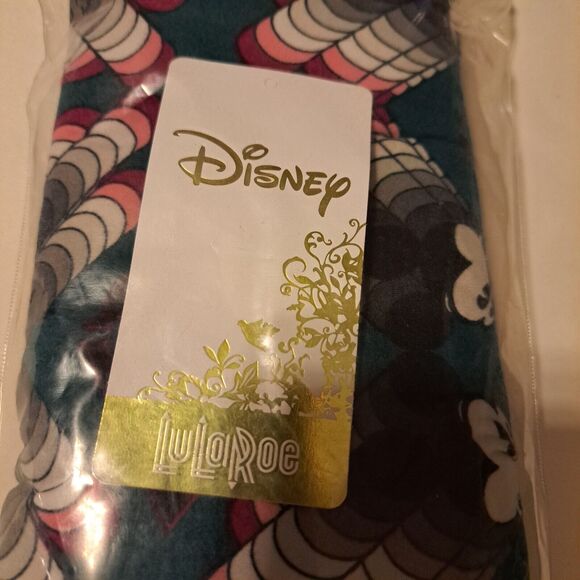 Disney x LuLaRoe Retro Mickey Mouse Head Leggings Geometric Aztec TC2 18+ NEW! - Picture 8 of 9